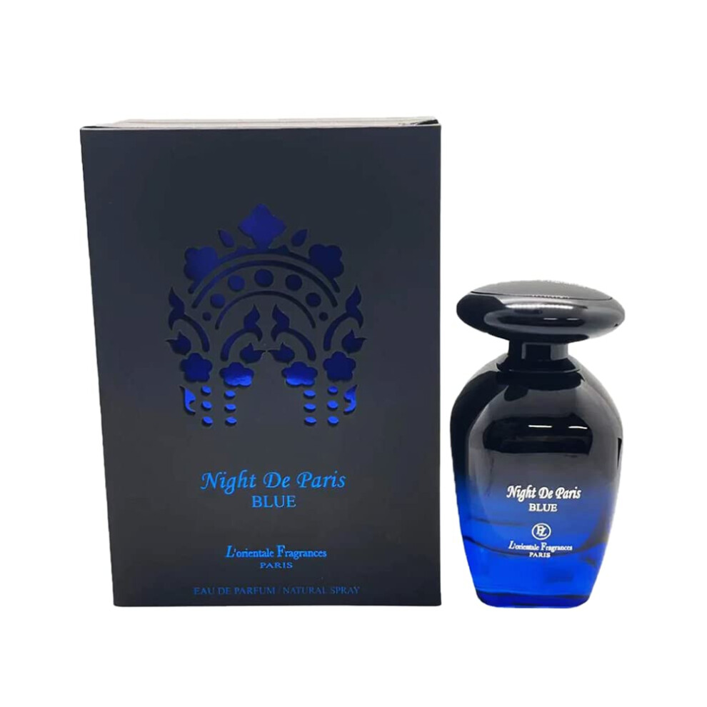LOrientale Fragrances Night De Paris Blue for Unisex - 3.3 oz EDP Spray