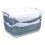URBN Living (4x55L) Clear Plastic Storage Box Lid Home Office Garage 6
