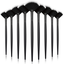 Maitys 9 stykkers ansigtsb?rster Ventilatormaskeb?rster Bl?de ansigtsapplikatorb?rster V?rkt?j til Peel Glycolic Mask Makeup til Mud Cream (Fuld