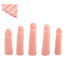 QIANQJL Faux doigts d'entra nement en silicone avec aimant Faux doigts d'entra nement Nail Art Doigts d'entra nement pour ongles en acrylique