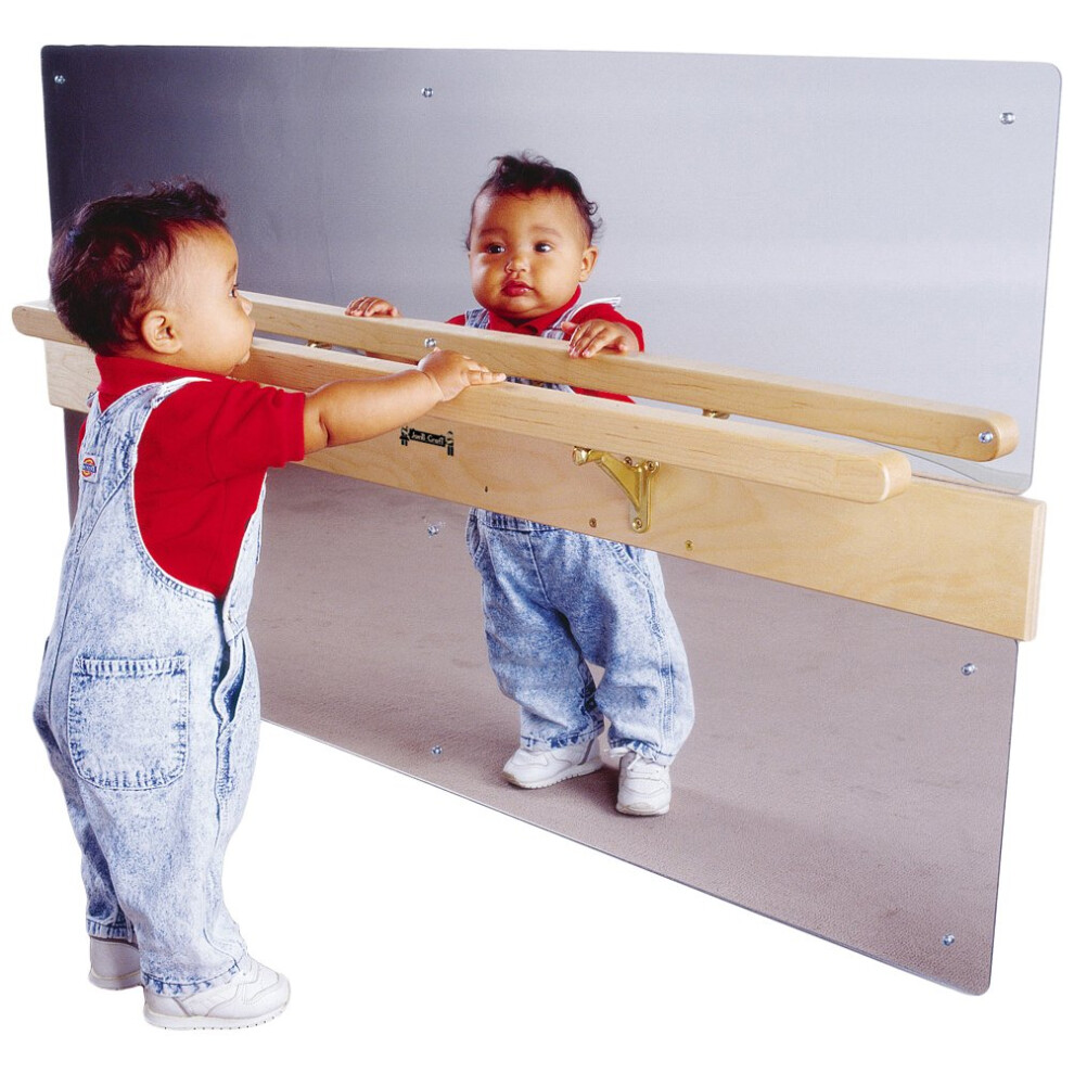 Jonti-Craft 0619JC Infant Coordination Mirror Brown