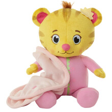 JAKKS Pacific Daniel Tiger's Neighborhood Boneca de Peluche Baby Margaret Rosa/Amarelo