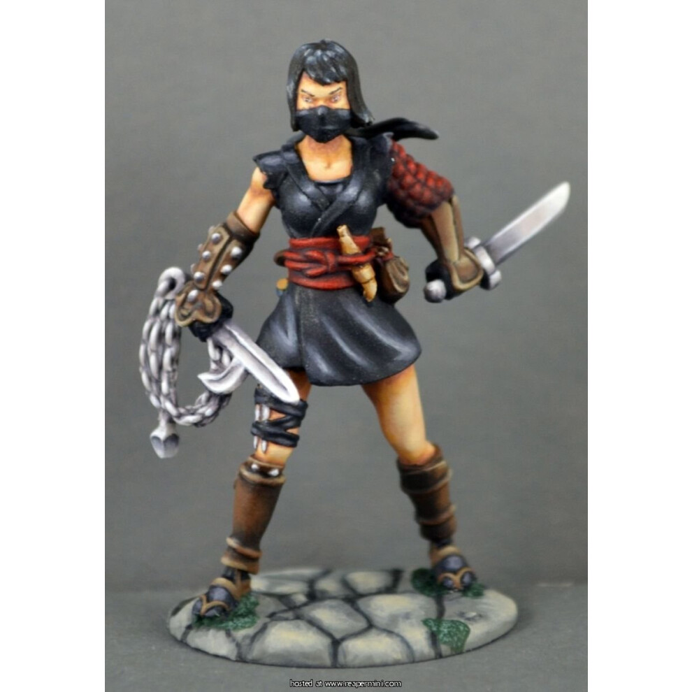 Reaper Miniatures Kiri Femme Ninja Miniature 25 mm   chelle H  ro  que Dark Heaven Legends