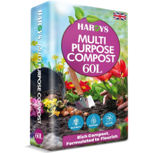Hardys 60L Multi Purpose Compost - Potting & Seed Compost for Outdoor Plants | All Purpose Indoor Plants Potting | Nutr
