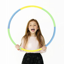 Juego de aros de ejercicio Beakabao para ni   os (6 piezas), peso y tama   o ajustables, juguetes de fitness desmontables, adecuados para gimnasia, b