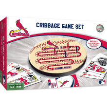MasterPieces officieel gelicentieerd MLB St. Louis Cardinals houten cribbage-spel voor volwassenen