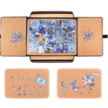 Rekcopu 1500 Stukken Puzzel Bord, Draagbaar Puzzel Bord, Puzzel Tafel Bord, Puzzel Houder met Sorteren Bakken
