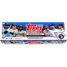 Kompletn sada Topps Baseball 2022, zapecaten v tov renskom balen , maloobchodn ed cia - Kompletn bejzbalov sady