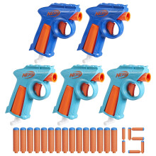 A Nerf N sorozat particsomag 5 darab N sorozat Flex Blastert tartalmaz, 15 N1 Darts kompatibilis, csak N sorozat Blasters 8 v feletti korosztly