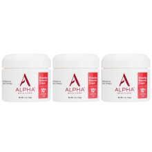 Alpha Skin Care Essential Renewal Cream Anti-Aging-Formel 10 % Glykol AHA 2 Oz Rot/Wei 3er-Pack