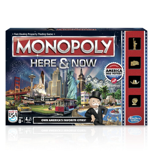 Hasbro Hra Monopoly Here & Now: US Edition