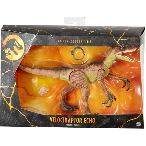 Jurassic World Velociraptor Echo 6" Συλλεκτική Φιγούρα με Κινούμενους Συνδέσμους, Ηλικίες 8+ 1