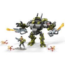 Mega Construx Halo Kinsano Cyclops Raid Micro Action Figure Building Set