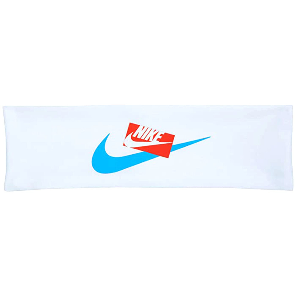 Nike Headband 2.0 Printed White/Chile Red/Light Photo Blue One Size