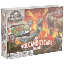 Spin Master Juegos Cardinal Industries 6044456 Jurassic World Juego Escape Volcán, Multicolor