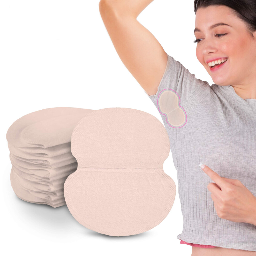 Large Underarm Sweat Pads for Women - Armpit Sweat Pads for Women and Men [100 PCS]  Under Arm Sweat Pad for Hyperhidrosis and Sweating - Dress Shield