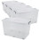 URBN Living (5x70L) Clear Plastic Storage Box Lid Home Office Garage 1