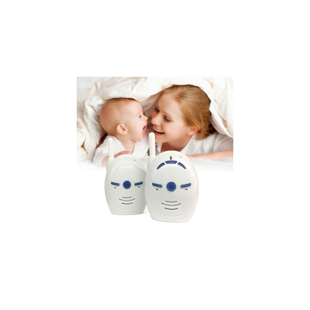 BM-V20 Wireless Voice Baby Monitor with Built-in PTT Intercom (Color: White)