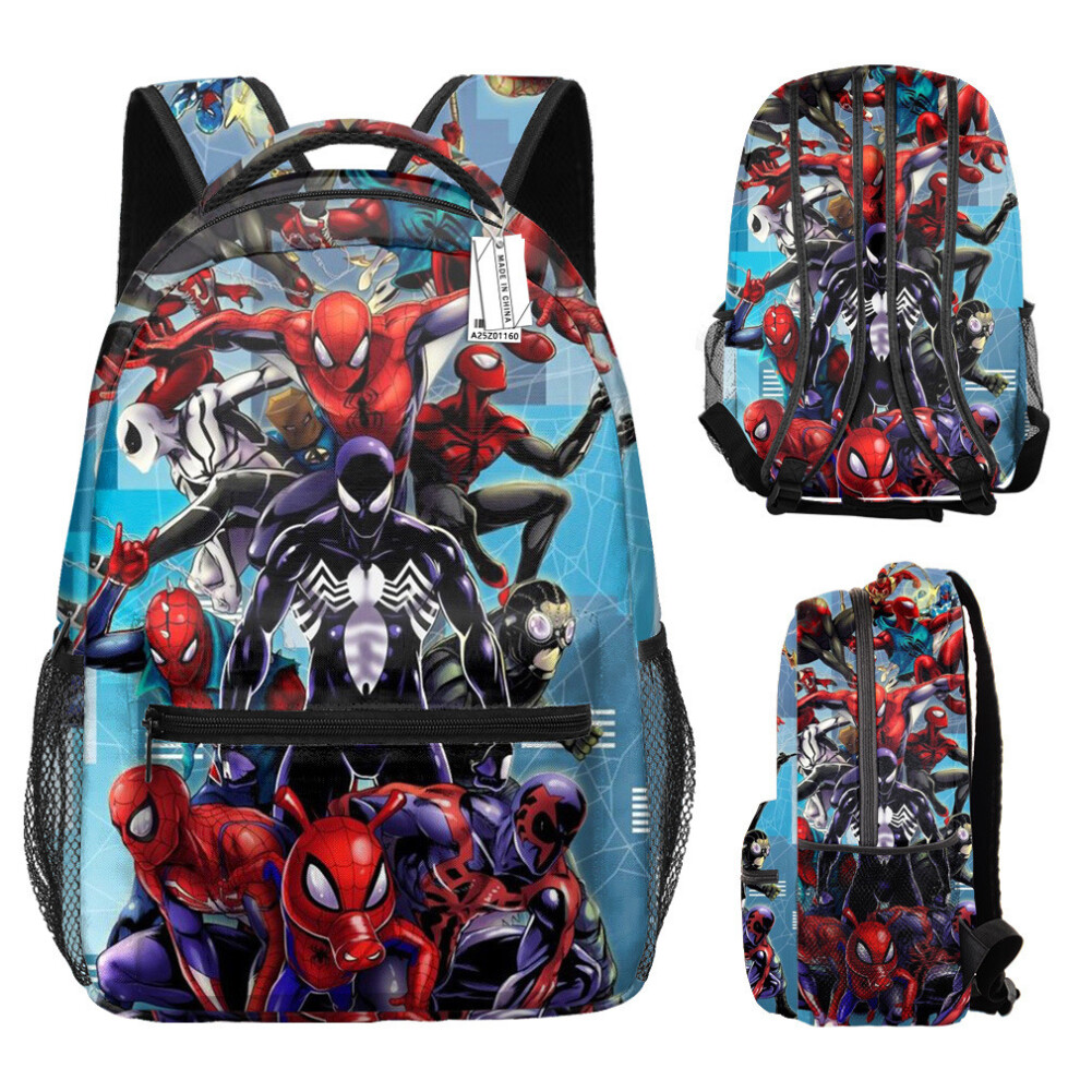(2, Full print backpack) Hot new hot product Spider-Man cartoon full print primary school student schoolbag children cute super light backpack-image-OPC-PGMF6VR-NEW