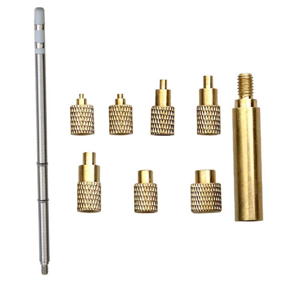Heat Insert Nut Iron Tip T12 Soldering Internal Thread M2-M8 Brass Hot Insertion Kit 4852394618455