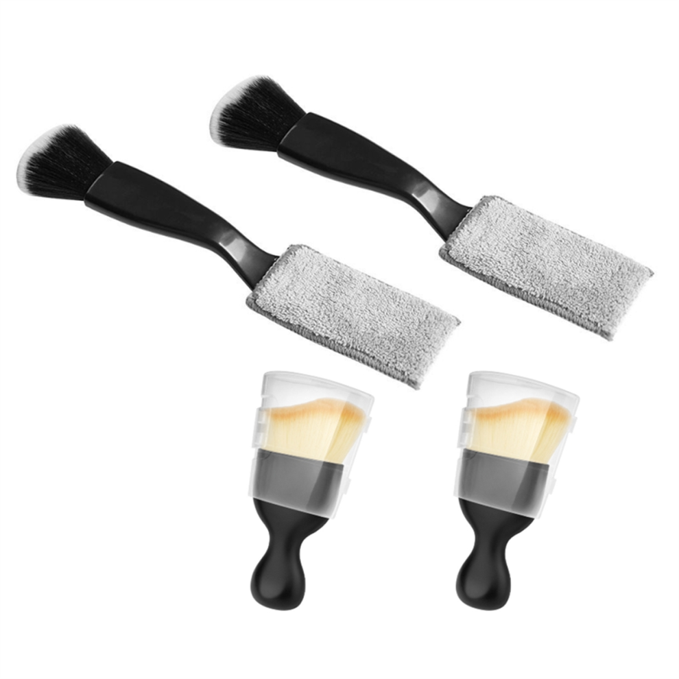 4 Pcs Auto Interior Dusting Brush Car Dust Sweeping Soft Universal Crevice For Air Vent 4852394619841