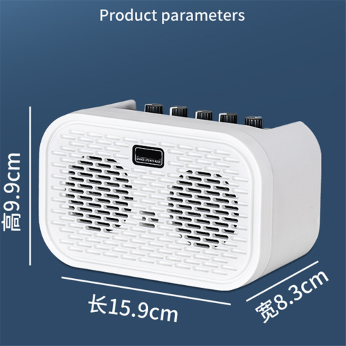 Ενισχυτής Mini Electric Acoustic Guitar Powered Portable Bluetooth Speaker Distortion Delay Effects10W 2