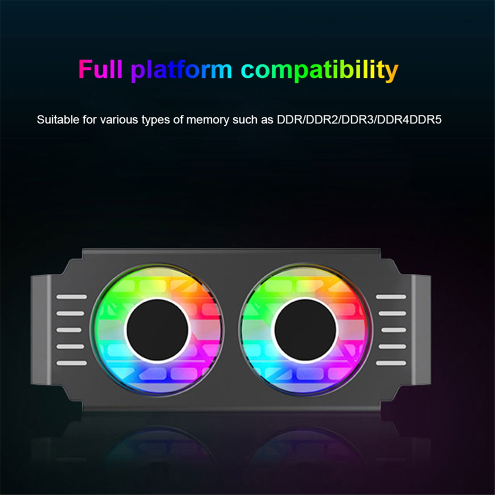 Electronic Module Casing PC Case RAM Memory Module ARGB Cooler DDR3 to DDR5 5V 3Pin PWM 4Pin ...