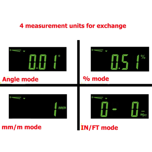 Digital Level Electronic Protractor Inclinometer with Magnet Illuminate Angle Meter Gauge Box 2