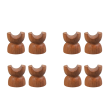 Supporto per cavi per altoparlanti, supporto per cavi in legno isolante HiFi Audio, 8 pezzi