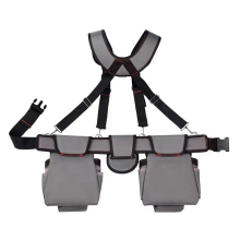 Cintura portautensili con bretelle e tasche, borsa da giardinaggio portatile di grande capacità, cinghia da elettricista