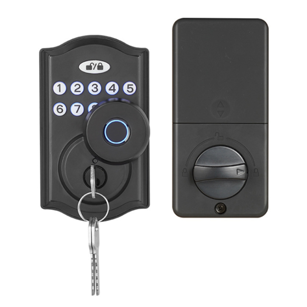 Fingerprint Door Lock With App Control/Fingerprint/Password/Key, Smart Deadbolt Automatic 4852394626504