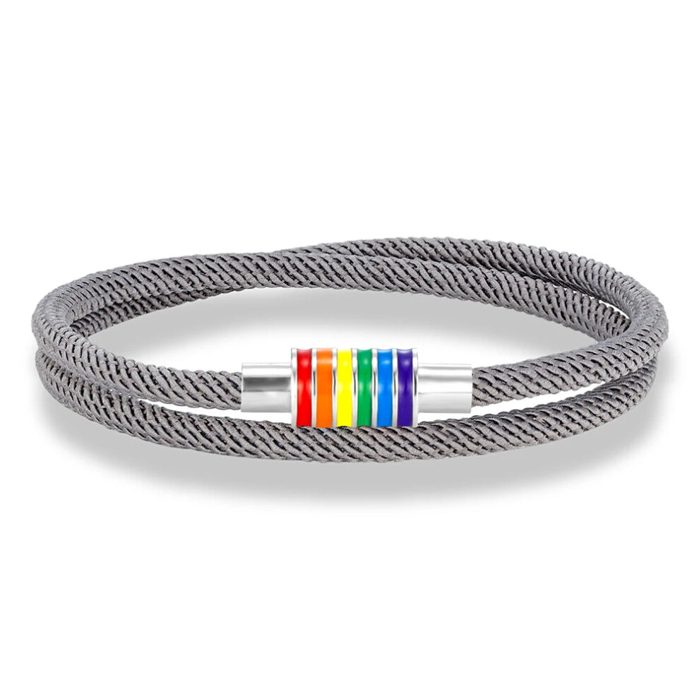 (S(19CM), Dark grey) Nautical Waterproof String Rope Bracelets for Men Women-image-OPC-PGMFFGB-NEW