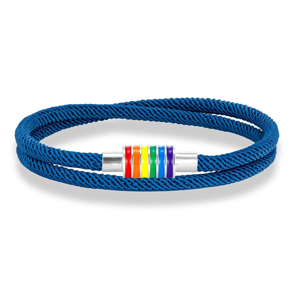 (L(23CM), Peace blue) Nautical Waterproof String Rope Bracelets for Men Women-image-OPC-PGMFFJC-NEW