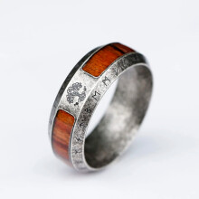 (retro, 13) Vintage Mens Stainless Steel Viking Tree Of Life Ring