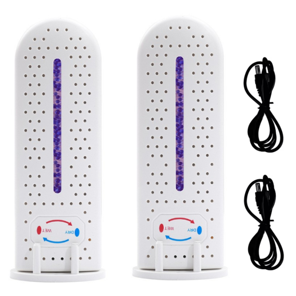 2PCS Moisture Absorber Fast Dry Deodorizer Dryer Clothes Electric Dehumidifier for Home Bedroom Kitchen