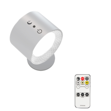 USB Rechargeable LED Lights with Remote 3 Color Temperatures Brightness Dimmable 360 Rotatable Magnetic Installation C