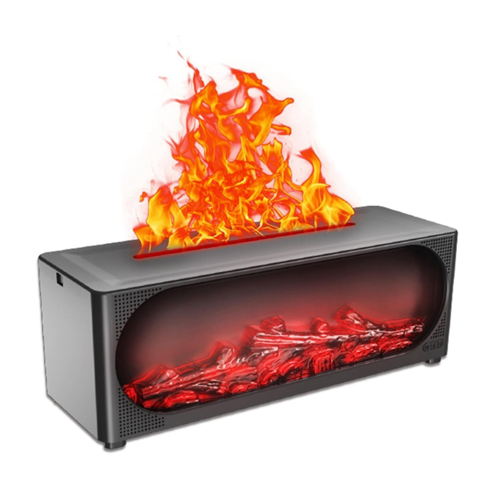 Humidifier Simulation Flame Aromatherapy Humidifier, Home Diffuser with Night Light Essential Oil-image-OPC-PGMFJV5-NEW