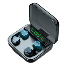 M22 Paar Drahtlose Kopfhörer Touch Digital Display Bluetooth Dual Ohrhörer Noise Cancelling