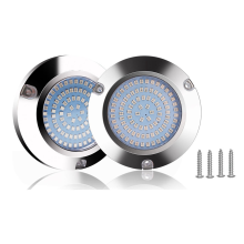Lampe LED marine 120 W en acier inoxydable IP68 pour bateau, éclairage sous-marin, accessoires pour camping-cars et bateaux d'eau salée