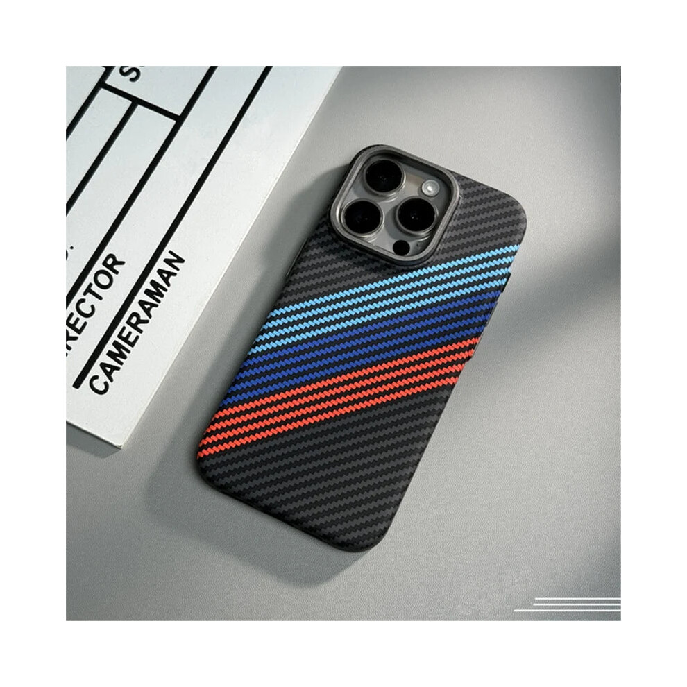 (Baoma, For Iphone13promax(6.7")) Geometric Carbon Fiber Texture 3D Relief Magsafe Case For Iphone 16 15 14 13 12 8146813671487