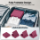 Tablet Pillow Stand with Storage Foldable Holder Angle Adjustable Soft Pad Dock for Bed and Laptop Desk Gray 5