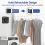 Retractable Clothesline ,14Ft Heavy Duty Clothes Drying Laundry Line, Wall Mounted Black 4
