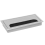 80x160 Office Desk Threading Box Computer Table Wire Hole Cover Square Brush Plate Silver 6