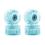 τεμαχίων Glitter Light Up Roller Skate Wheels Φωτεινός με Εγκατεστημένα Ρουλεμάν 58x32mm 82A Μπλε 4