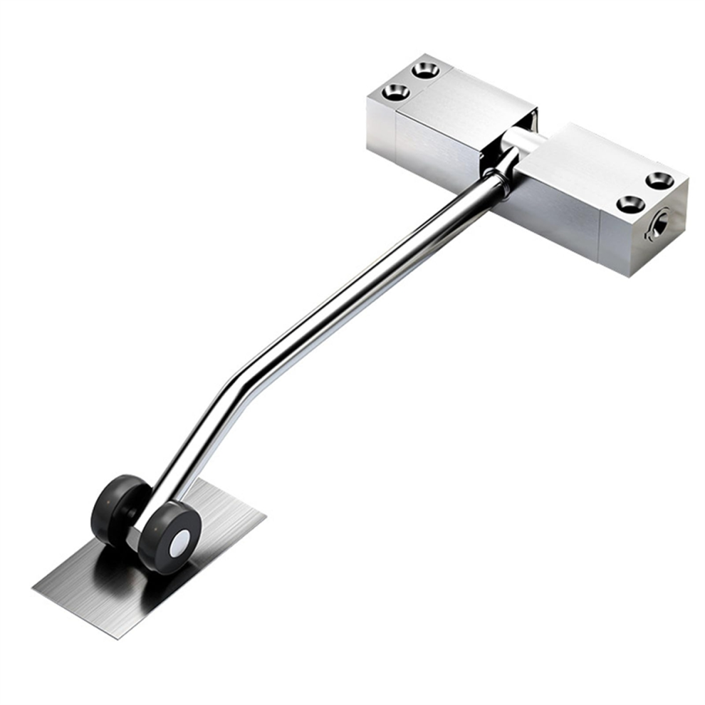 Silver Automatic Door Closer, Adjustable Spring Closer Doors Closers Screen Closer,Door For Close 4852394636671