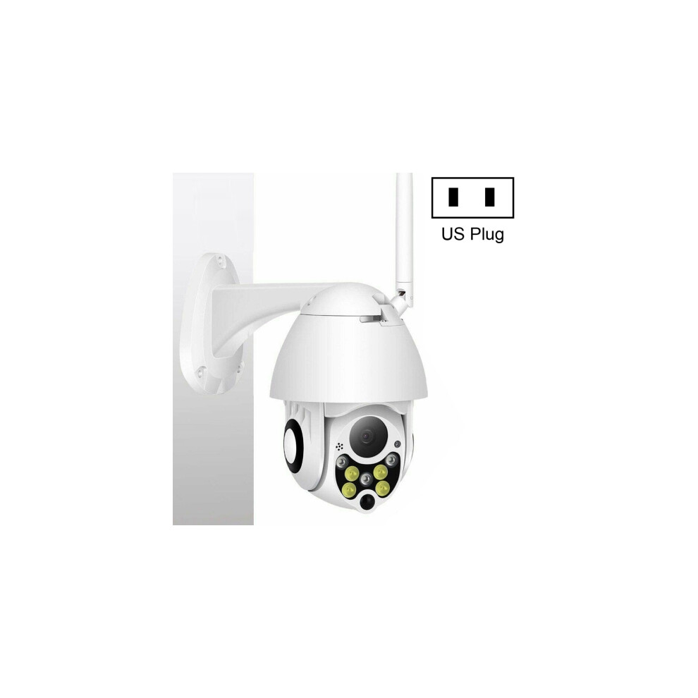 WiFi wireless surveillance camera HD PTZ home security outdoor IP66 waterproof network ball machine supports night vision & motion detection & TF card