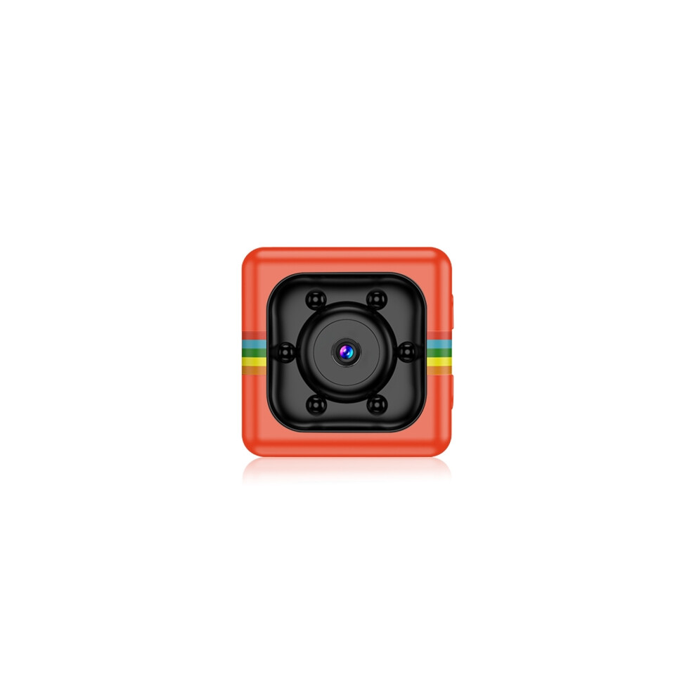 SQ11 Mini DV 960P 6 LED Sports Camera with Bracket, Supports Motion Detection & Infrared Night Vision & TF Card (Color: Red)