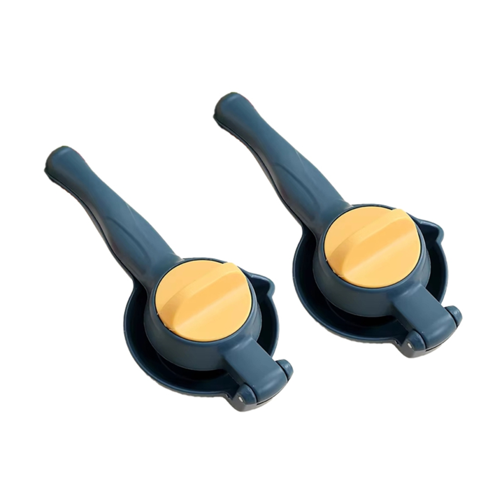 Tragbarer Manueller Entsafter – Multifunktional FüR Zitronen, Orangen Und ZitrusfrüChte, Haushaltssaft, KüChengeräT, Blau-image