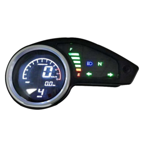 Universal Digital Motorcycle Odometer LCD Meter Speedometer Tachometer Gauges with Night Light
