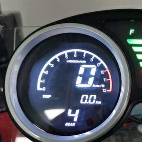 Universal Digital Motorcycle Odometer LCD Meter Speedometer Tachometer Gauges with Night Light 2